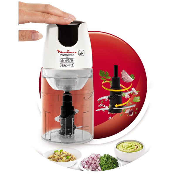 Moulinex Masterchop XL Hachoir 500 W - 4 Lames Et Système De Sécurité